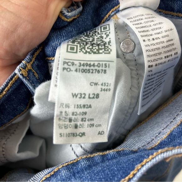 Levi Wedgie Straight High-rise jeans button fly size: 32 - Picture 10 of 10